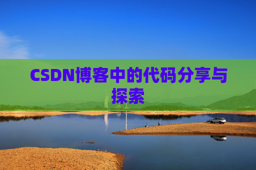 CSDN博客中的代码分享与探索